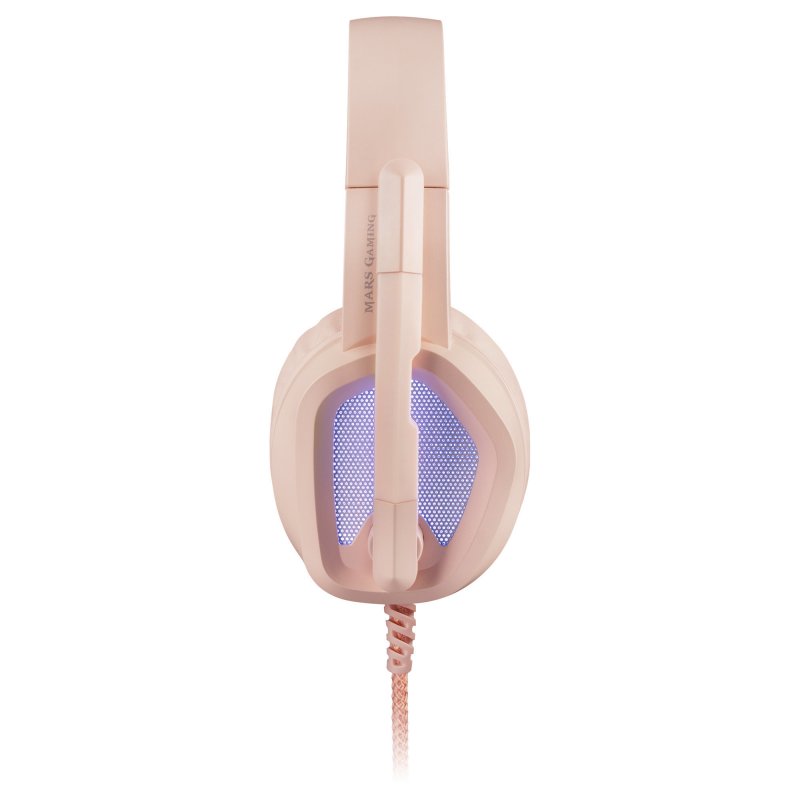 AURICULARES MARS GAMING MH320 ROSA JACK 3.5MM + USB CON MICROFONO COMPATIBLE CON WINDOWS/ PS4/ PS5/ XBOX ONE/ XBOX SERIES X/S/ NINTENDO SWITCH/ MAC/ SMARTPHONE/ TABLET