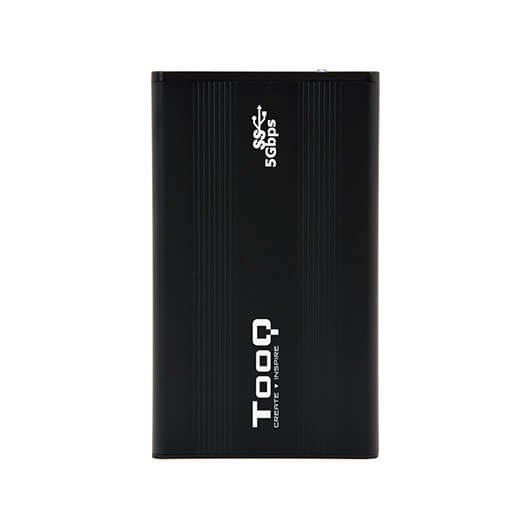 CAJA EXTERNA TOOQ TQE-2524B 2.5" 9.5MM SATA USB 3.0 NEGRO