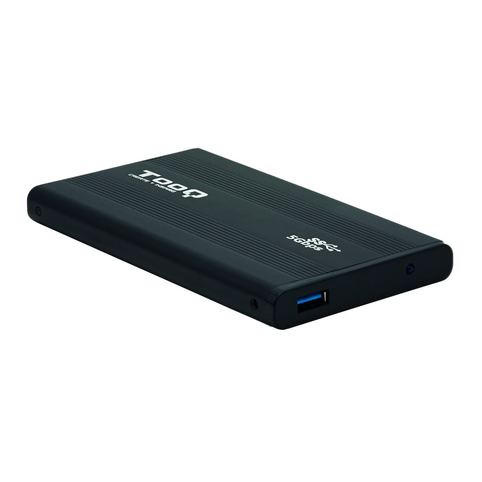 CAJA EXTERNA TOOQ TQE-2524B 2.5" 9.5MM SATA USB 3.0 NEGRO
