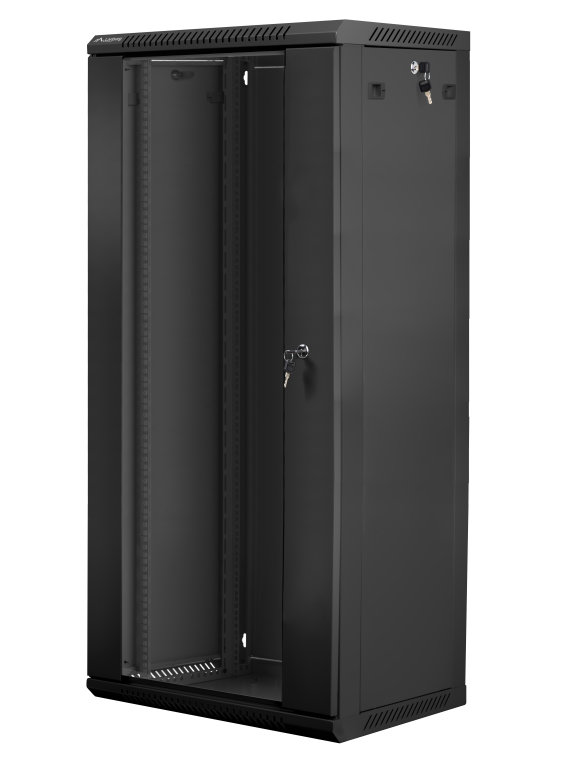 ARMARIO RACK LANBERG 27U 600 X 450 19" CARGA MAXIMA 60KG NEGRO