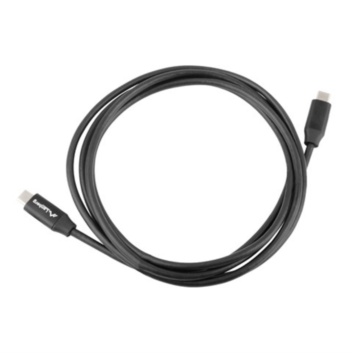 CABLE USB TIPO C LANBERG 1M / MACHO - MACHO / CARGA RAPIDA / NEGRO