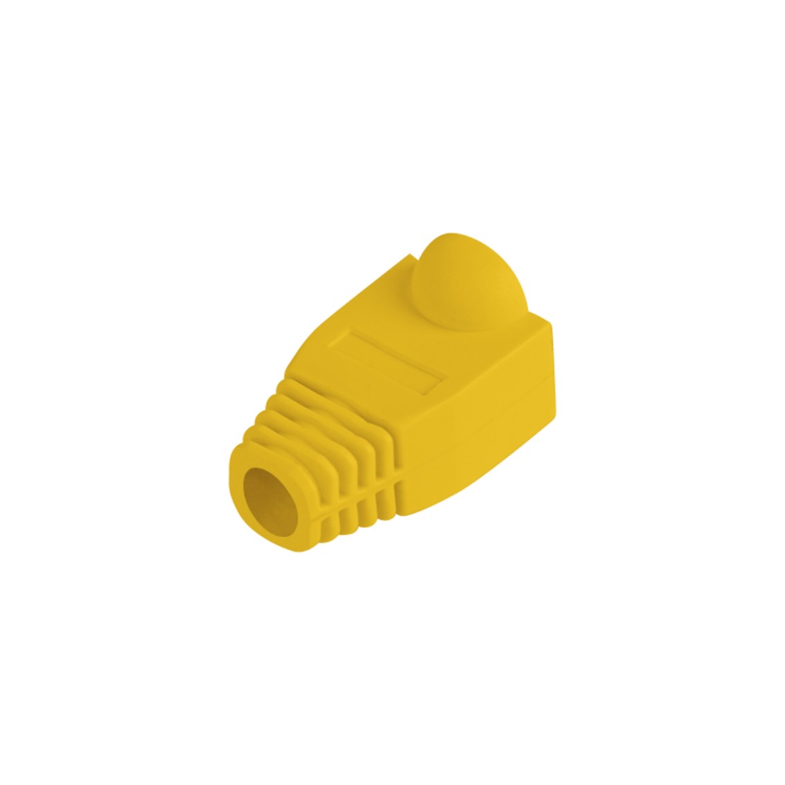 FUNDA PROTECTORA LANBERG PLB-1000-Y PARA CONECTOR RJ45 PACK DE 100 UNIDADES AMARILLO