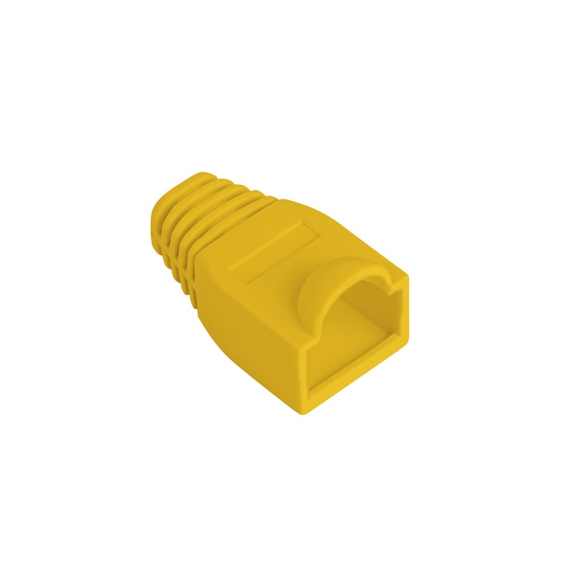 FUNDA PROTECTORA LANBERG PLB-1000-Y PARA CONECTOR RJ45 PACK DE 100 UNIDADES AMARILLO