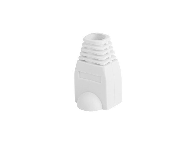 FUNDA PROTECTORA LANBERG PLB-1000-W PARA CONECTOR RJ45 PACK DE 100 UNIDADES BLANCO