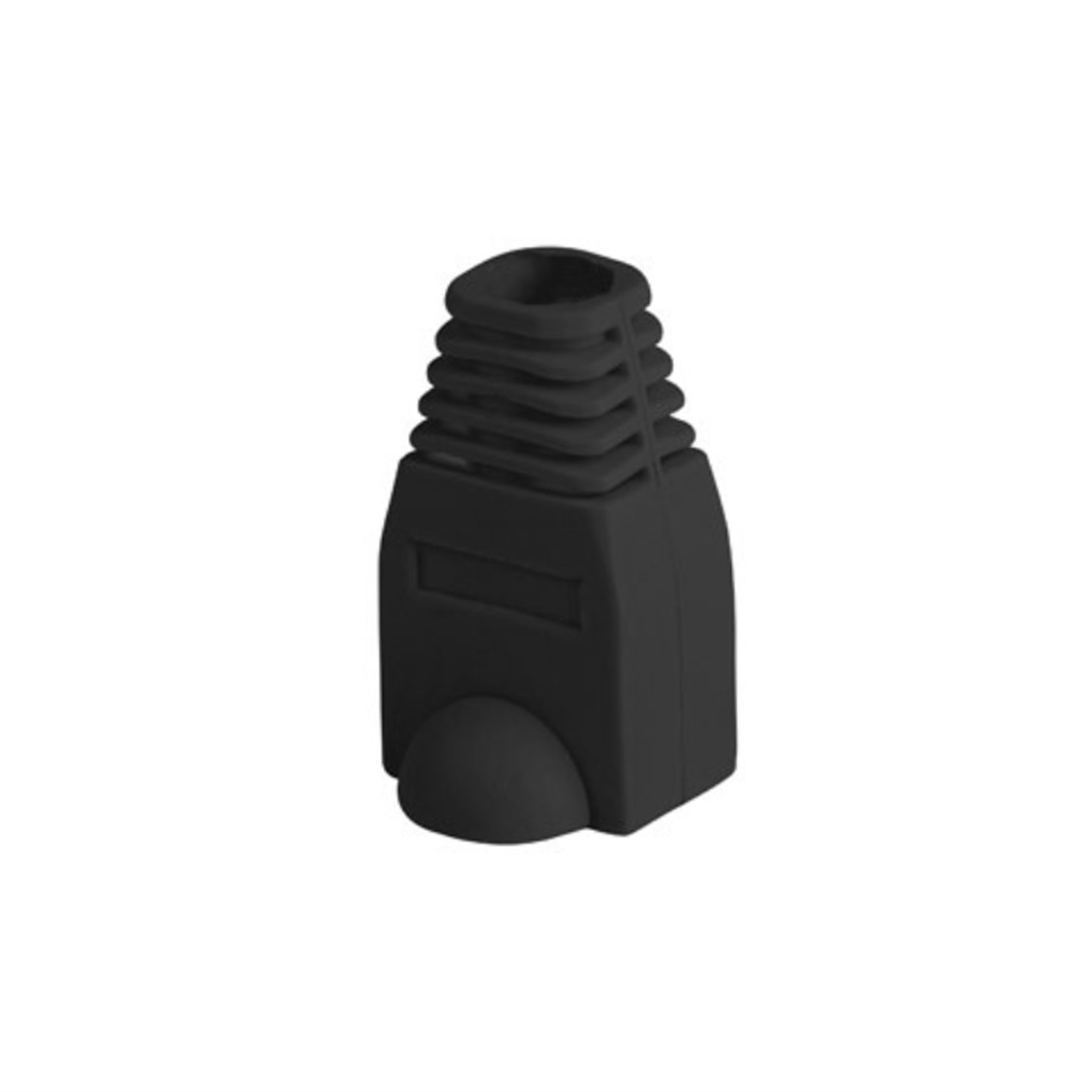 FUNDA PROTECTORA LANBERG PLB-1000-BK PARA CONECTOR RJ45 PACK DE 100 UNIDADES NEGRO