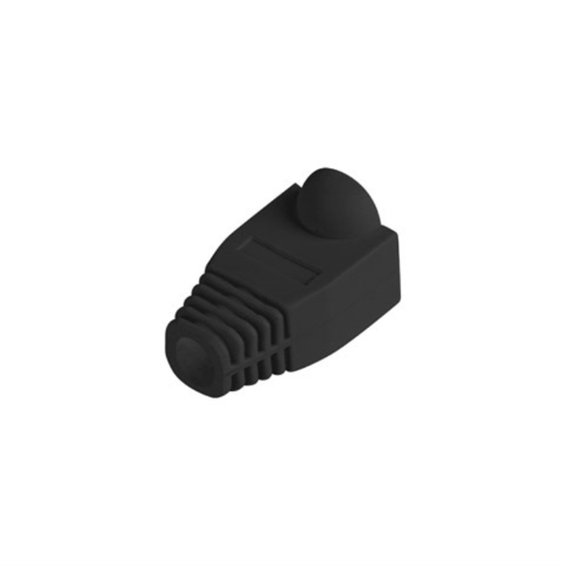 FUNDA PROTECTORA LANBERG PLB-1000-BK PARA CONECTOR RJ45 PACK DE 100 UNIDADES NEGRO