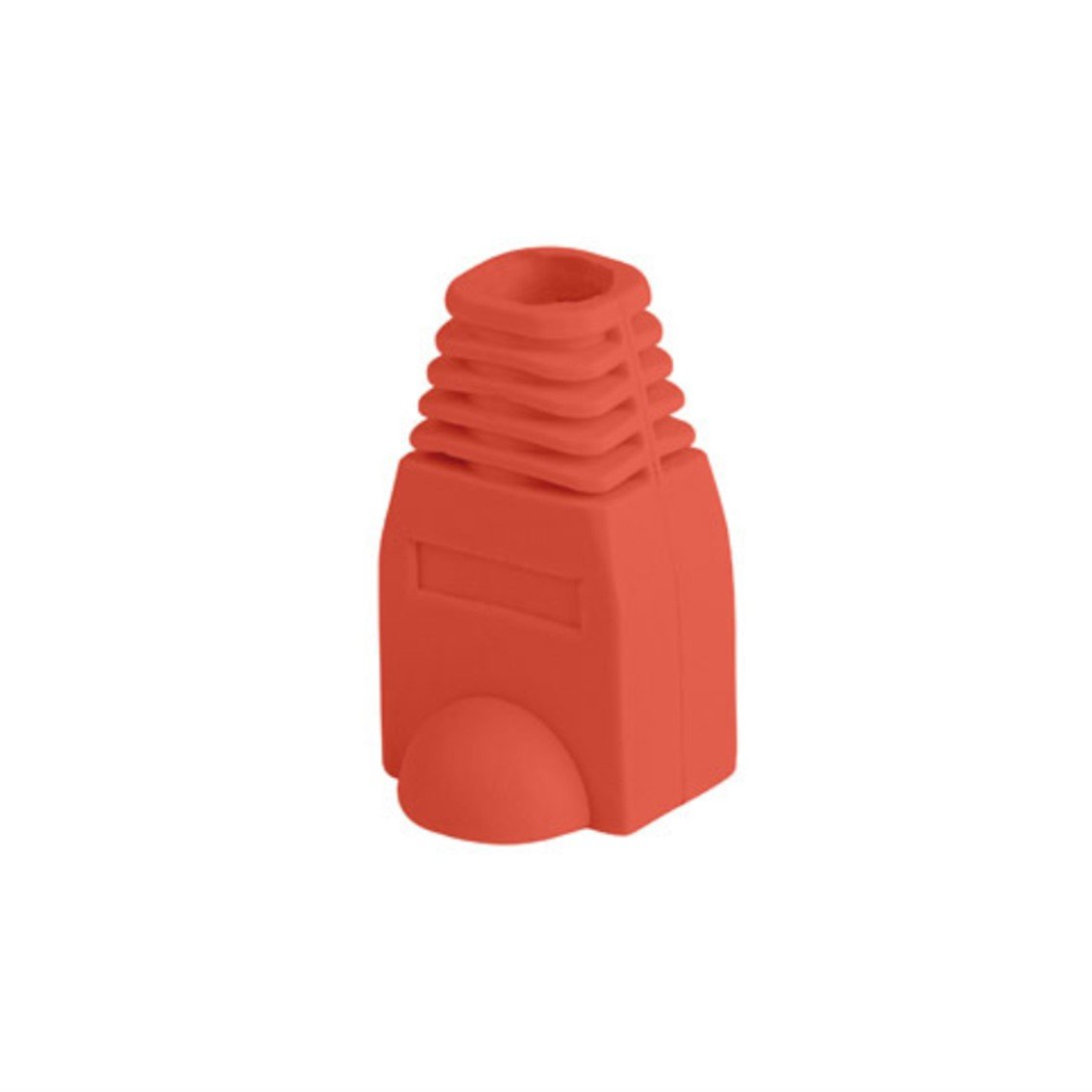 FUNDA PROTECTORA LANBERG PLB-1000-R PARA CONECTOR RJ45 PACK DE 100 UNIDADES ROJO