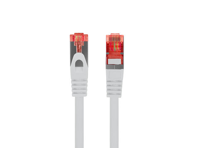 CABLE RED LANBERG LATIGUILLO CAT.6 S/FTP LSZH CU 1M GRIS FLUKE PASSED