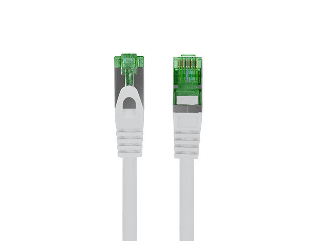 CABLE RED LANBERG LATIGUILLO CAT.7 S/FTP LSZH CU 1M GRIS FLUKE PASSED