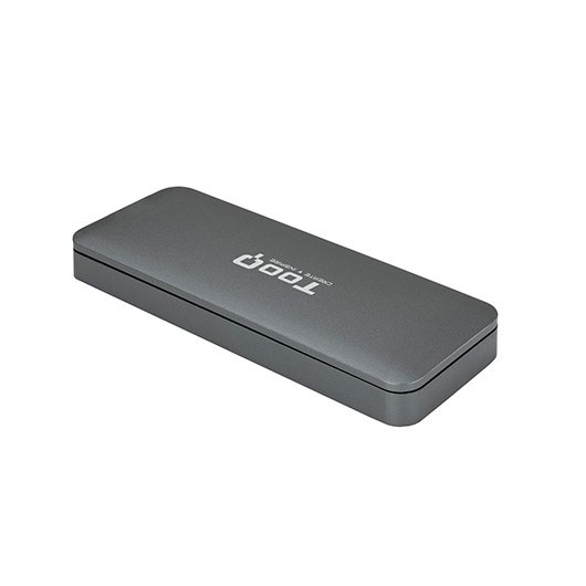 CAJA EXTERNA TOOQ TQE-2281G PARA SSD M.2 USB TIPO C GRIS