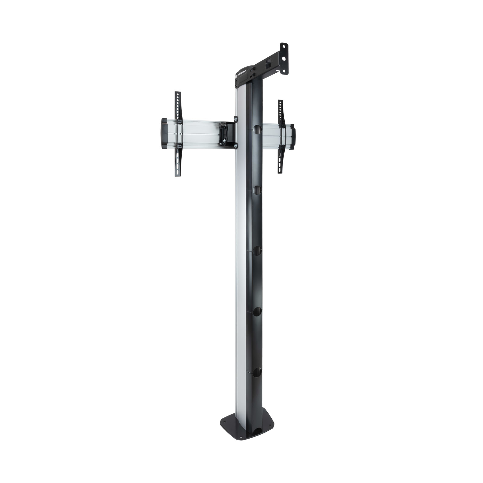SOPORTE SUELO TV TOOQ FS2270M-B 37"-70" CARGA MAXIMA 70KG 90º FIJO ALUMINIO