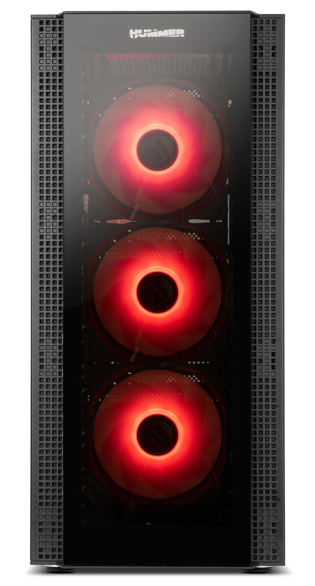 CAJA ORDENADOR GAMING NOX HUMMER HORUS ATX 1 X USB 3.0 2 X USB 2.0 4 X 120MM ARGB