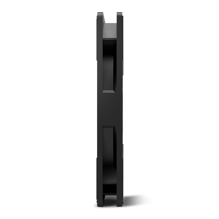 VENTILADOR CAJA NOX HUMMER SLIM 120MM NEGRO ARGB