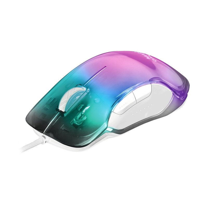 MOUSE RATON MARS GAMING MMGLOWW OPTICO USB 7 BOTONES 12800PPP RGB
