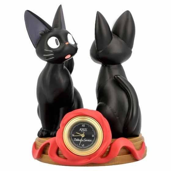 GATO JIJI RELOJ DE MESA FIGURA 11 CM NICKY APRENDIZ DE BRUJA STUDIO GHIBLI