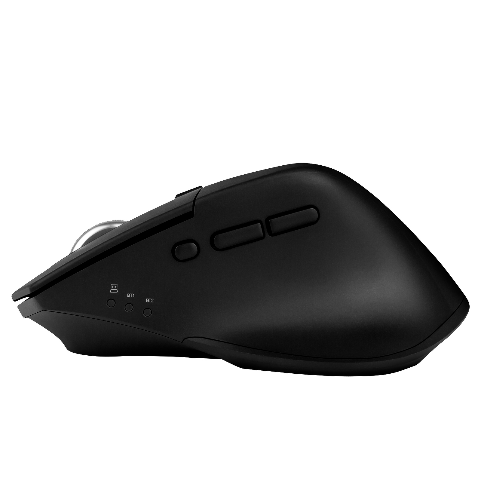 Raton inalambrico Bluetooth Phoenix Ergo M2 ergonomico multidispositivo y bateria recargable click silenciosos