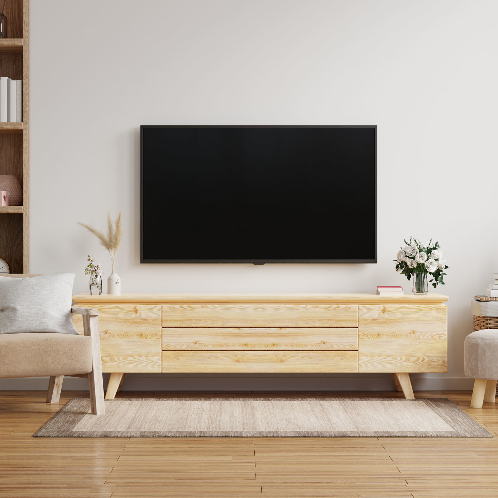 SOPORTE PARED TV TELEVISION MONITOR TOOQ LP1080F-B 37"-80" CARGA MAXIMA 45KG