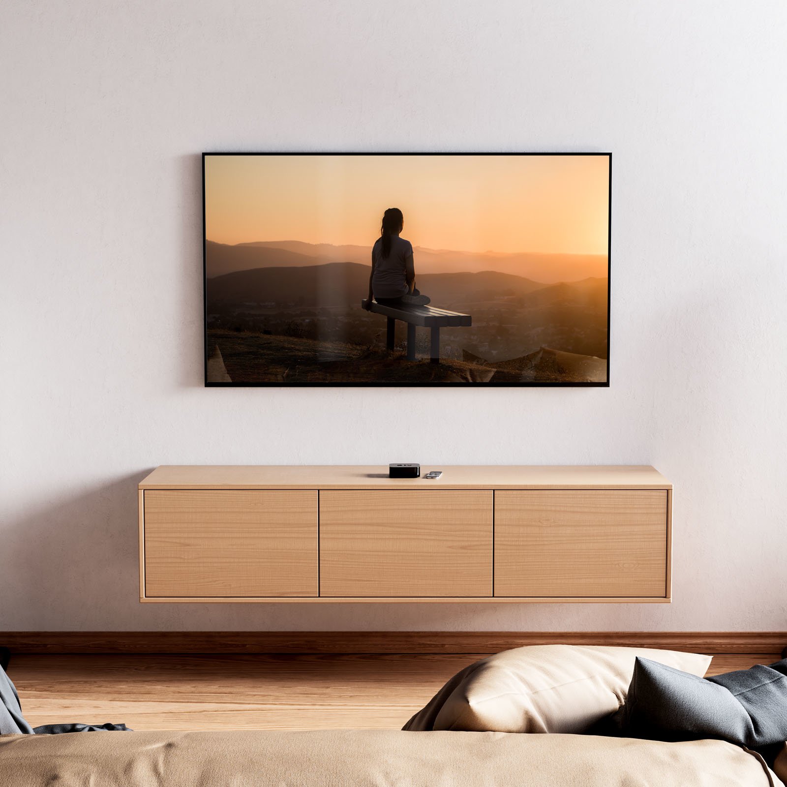 SOPORTE PARED TV TELEVISION MONITOR TOOQ LP1043F-B 23"-43" CARGA MAXIMA 45KG