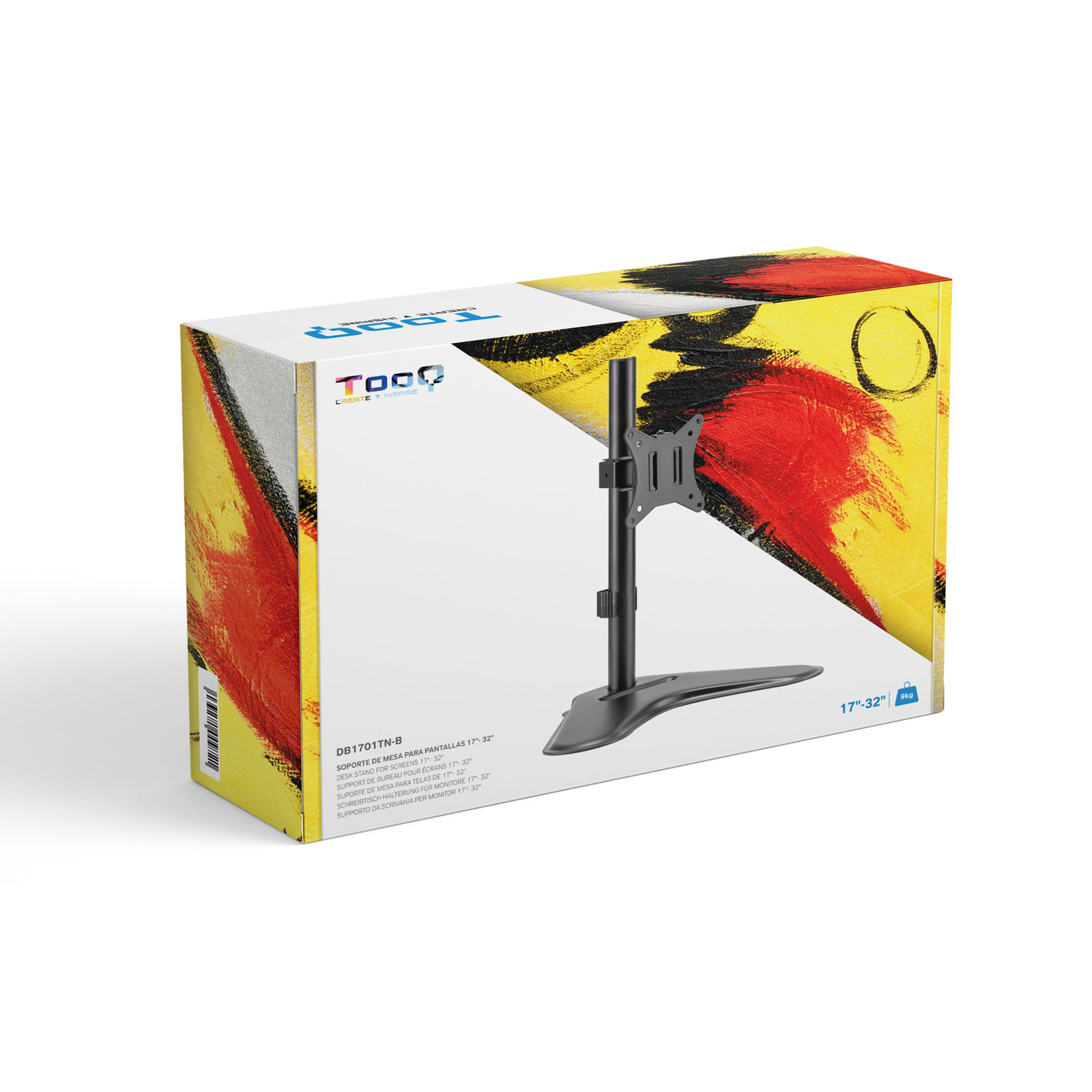 SOPORTE MONITOR DE MESA TOOQ DB1701TN-B PARA PANTALLA 17"-32" CARGA MAXIMA 9KG