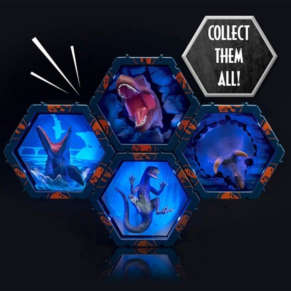 FIGURA WOW! POD JURASSIC WORLD TRICERATOPS SFX CON SONIDO