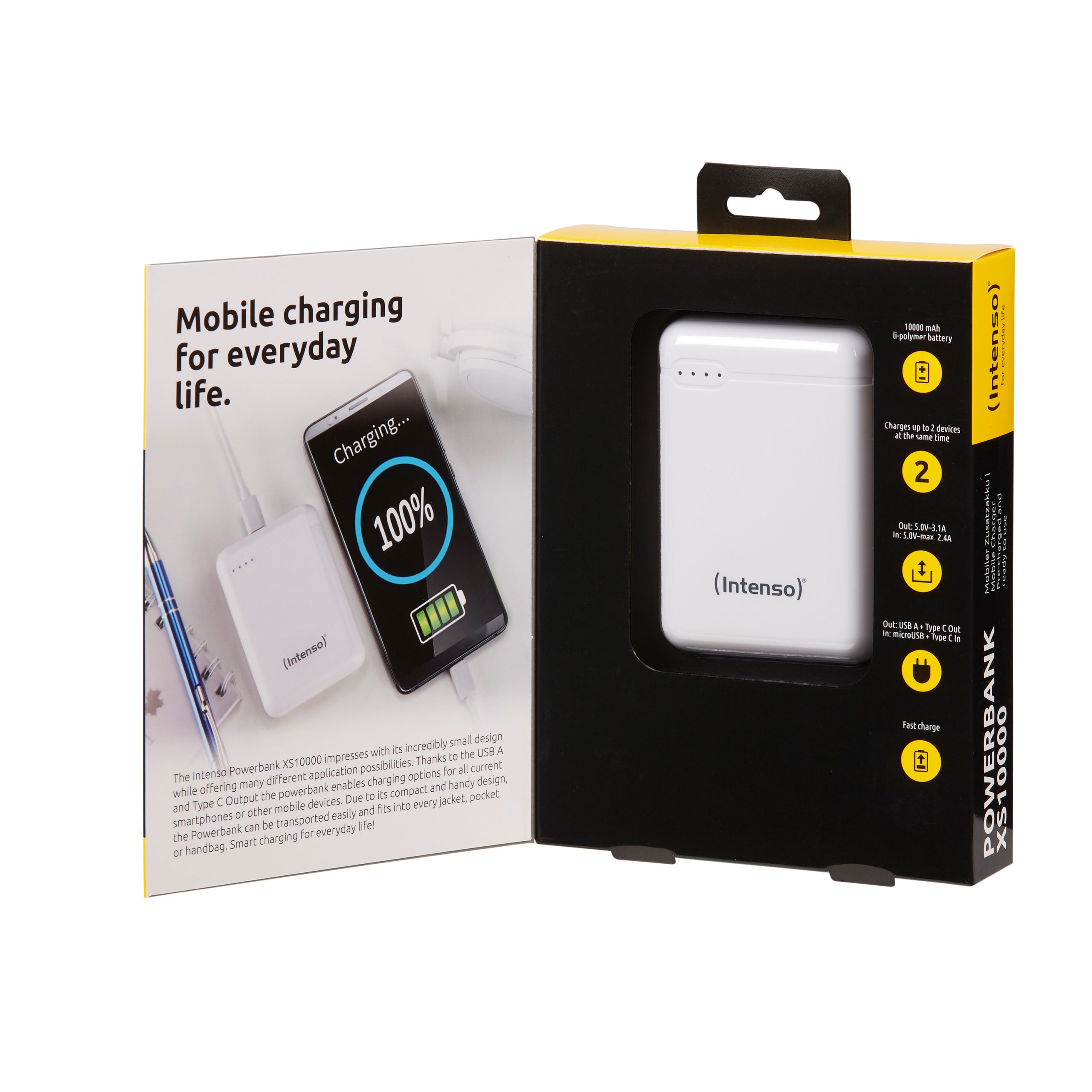 POWERBANK INTENSO XS10000 10000 MAH BLANCO