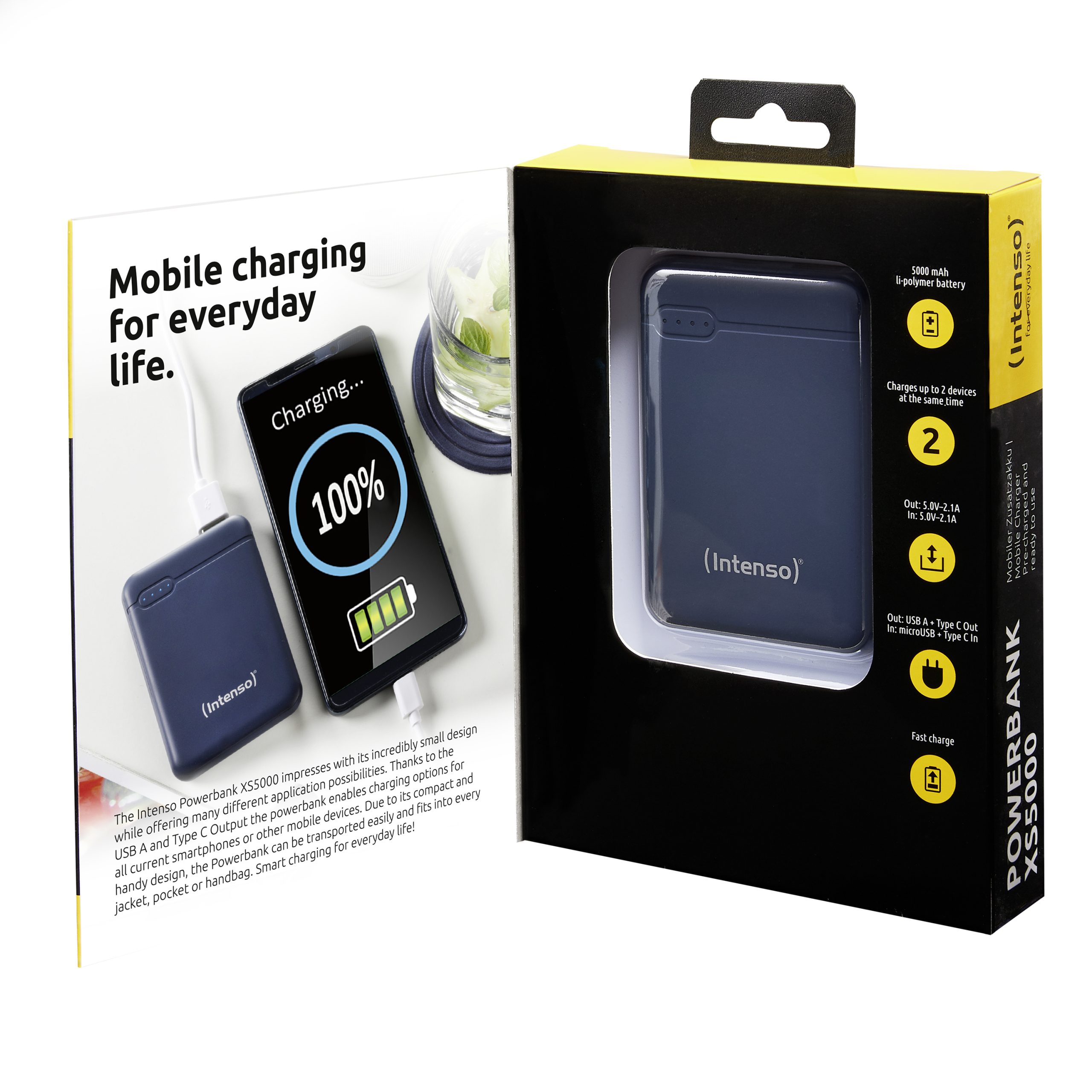 POWERBANK INTENSO XS5000 5000 MAH AZUL