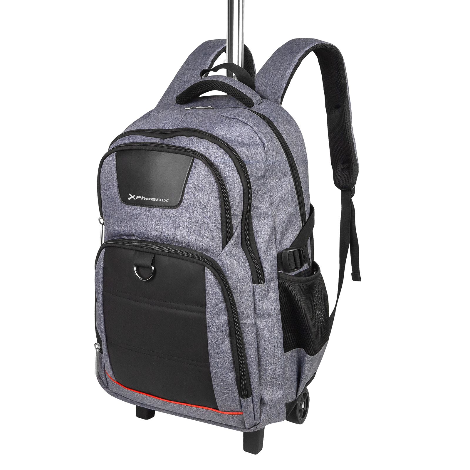 Mochila con ruedas trolley Phoenix Discovery G para portátil 17" gris