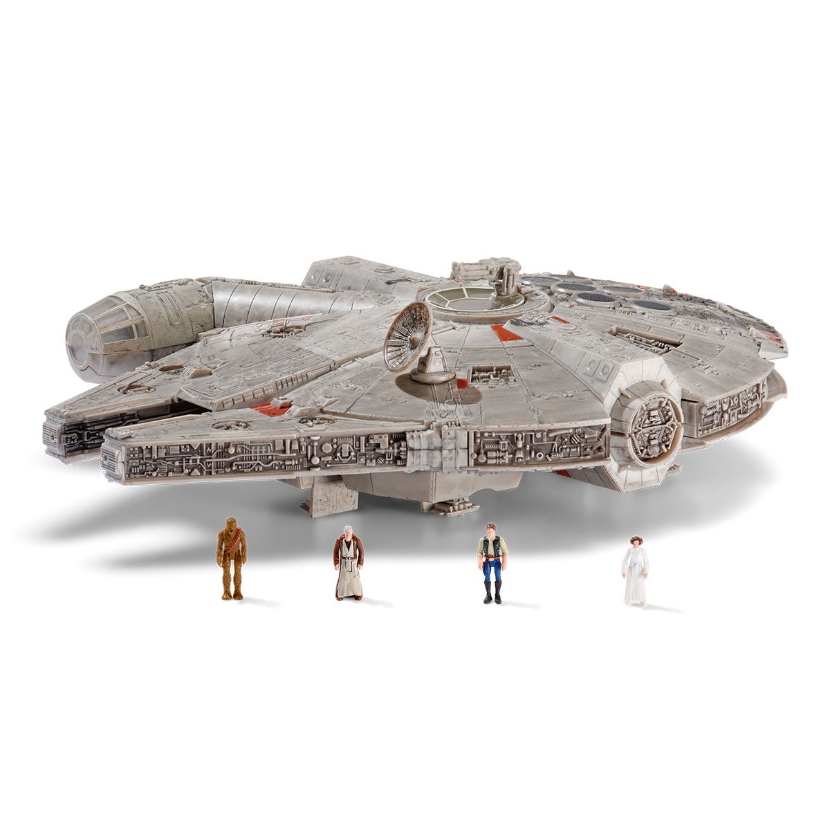 FIGURA STAR WARS HALCON MILENARIO CON LUZ Y SONIDO