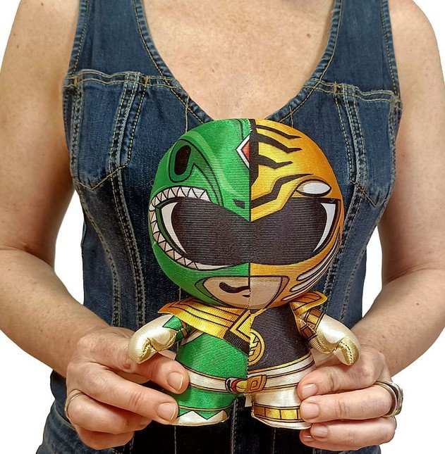 PELUCHE DZNR POWER RANGERS VERDE-BLANCO