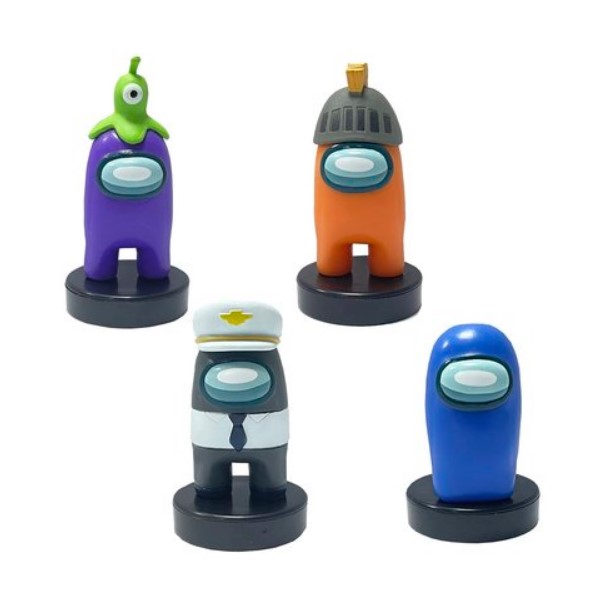 FIGURAS AMONG US S2 CAJA PACK 4