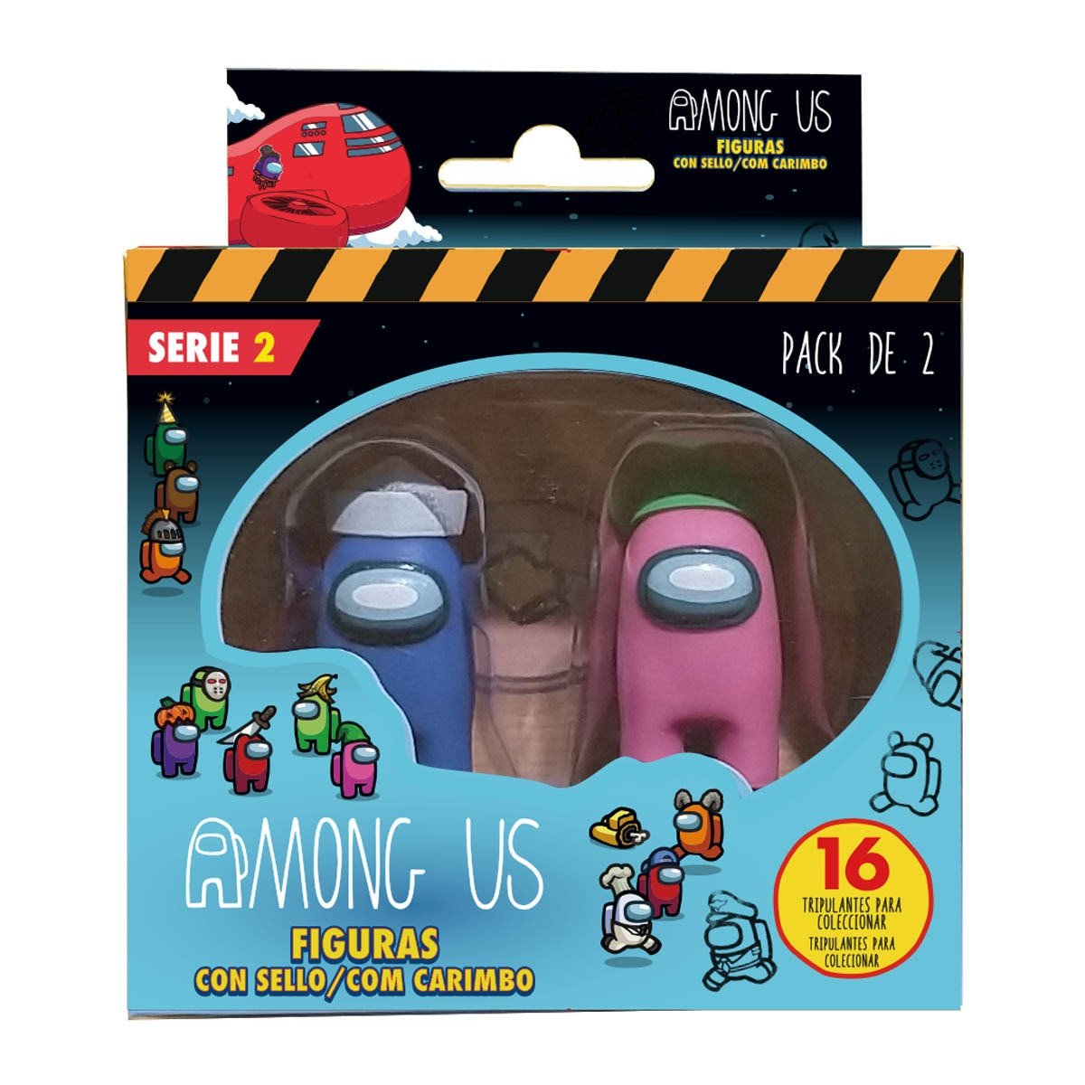 FIGURAS BIZAK AMONG AS S2 CAJA PACK 2 ALEATORIO