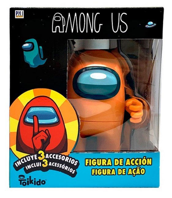 FIGURA DE ACCIÓN ALEATORIA AMONG US PACK 1 CAJA