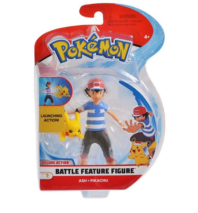 FIGURA JAZWARES POKEMON HEROE CON MECANISMO ALEATORIO