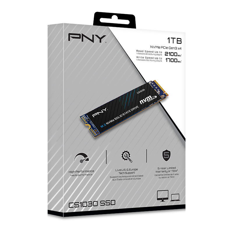 DISCO DURO INTERNO SSD PNY CS1030 1TB M.2 PCIE 3 NVME