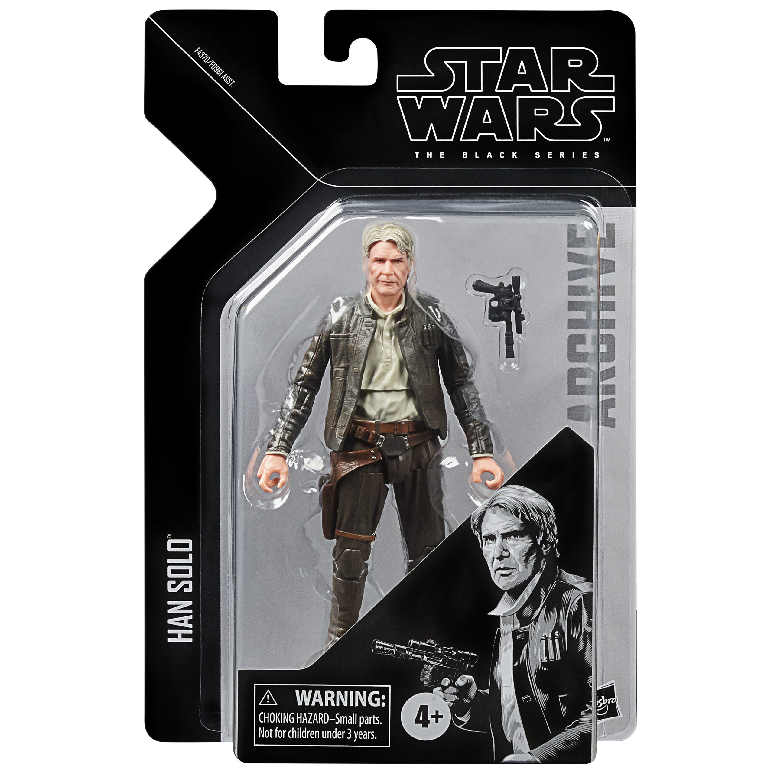 FIGURA HASBRO STAR WARS HAN SOLO EL DESPERTAR DE LA FUERZA BLACK SERIES