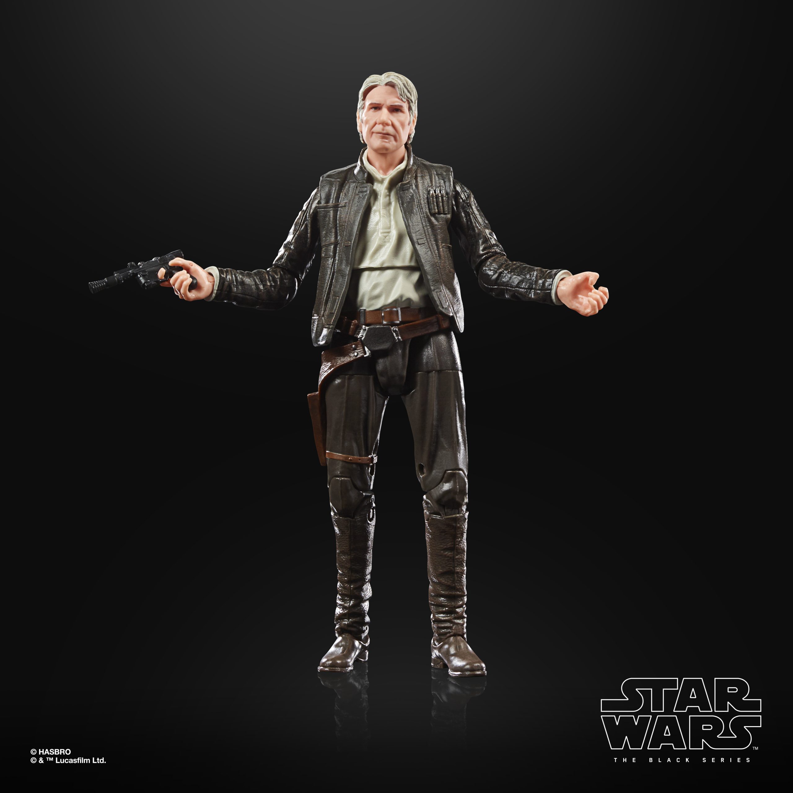 FIGURA HASBRO STAR WARS HAN SOLO EL DESPERTAR DE LA FUERZA BLACK SERIES