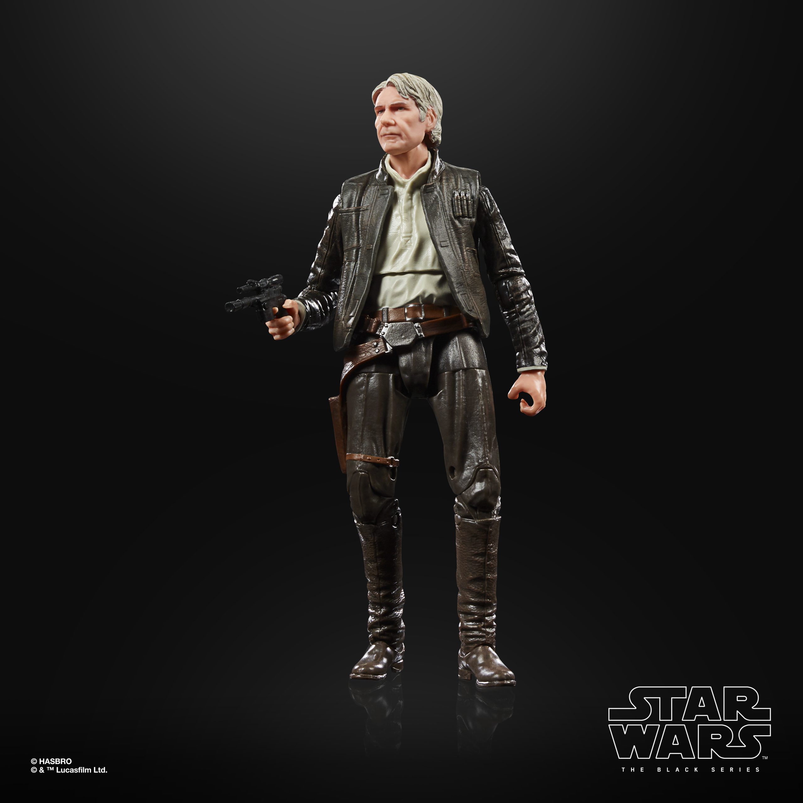 FIGURA HASBRO STAR WARS HAN SOLO EL DESPERTAR DE LA FUERZA BLACK SERIES
