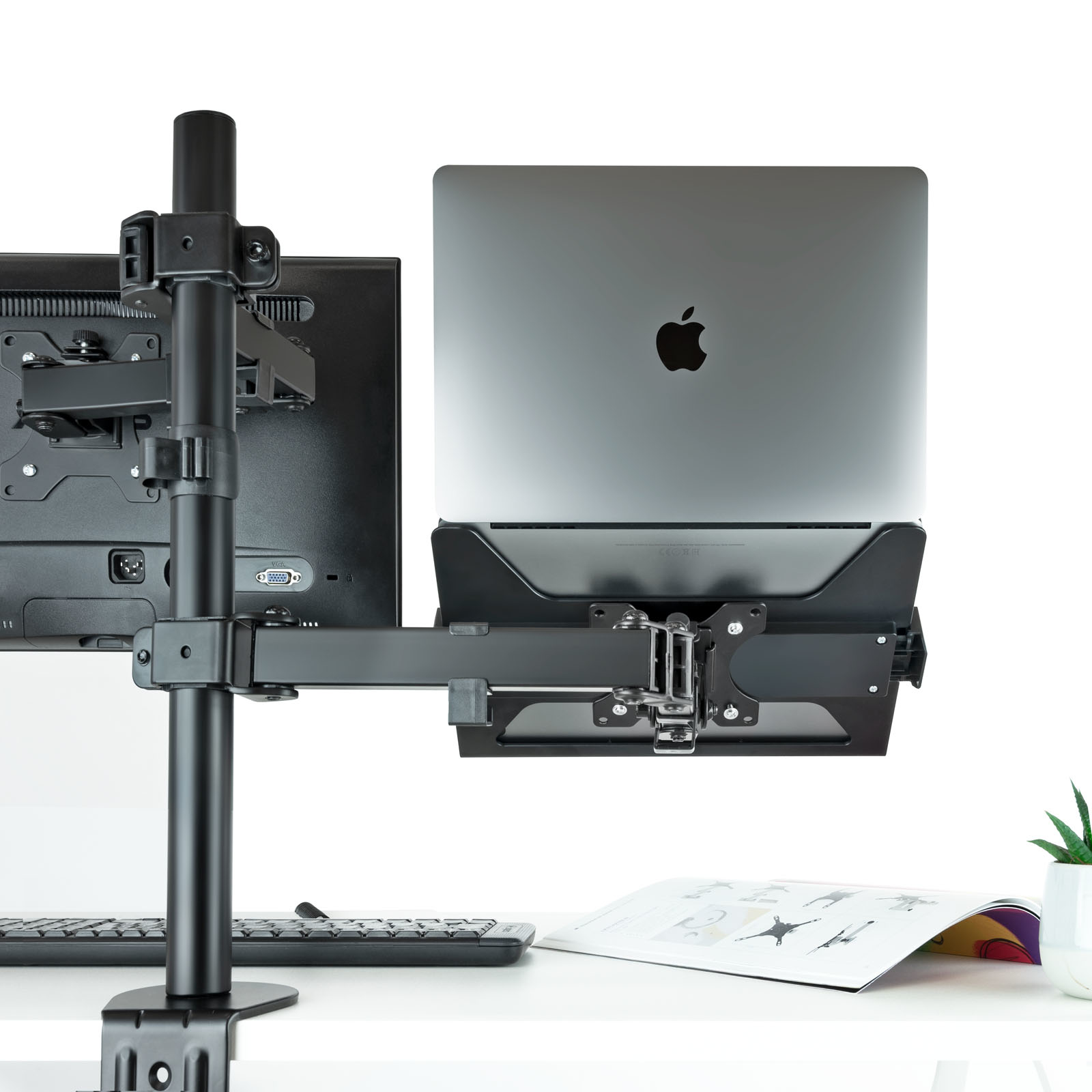 SOPORTE TOOQ PARA PORTATIL 11.6" - 17.3" CARGA MAXIMA 9KG VESA 75 X 75