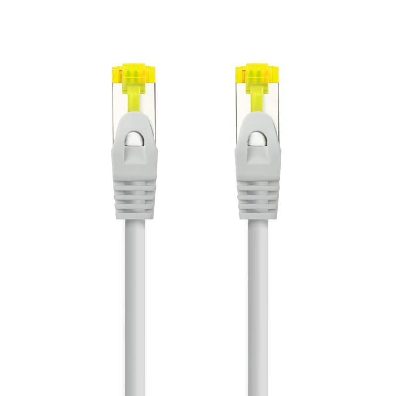 LATIGUILLO CABLE RED LSZH/SFTP CAT.6A RJ45 NANOCABLE 2M GRIS