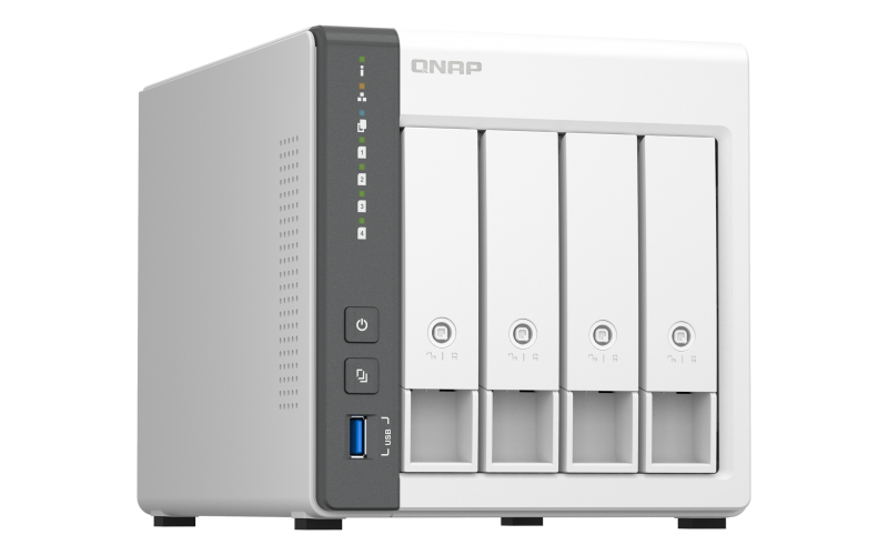 SERVIDOR NAS QNAP TS-433-4G NAS 4xHDD-Bay 1x2.5GbE+1xGbE
