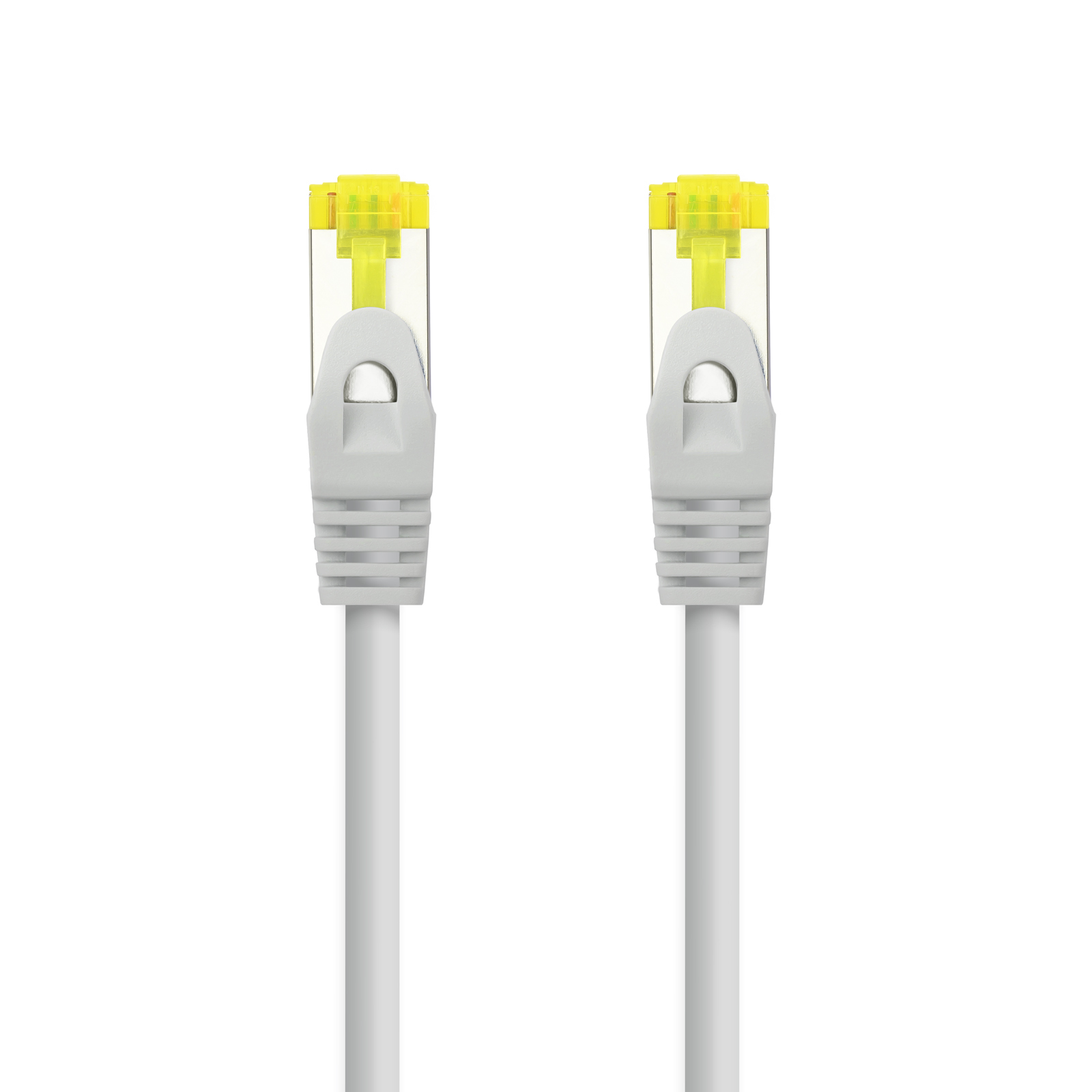 LATIGUILLO CABLE RED LSZH/SFTP CAT.6A RJ45 NANOCABLE 1M GRIS