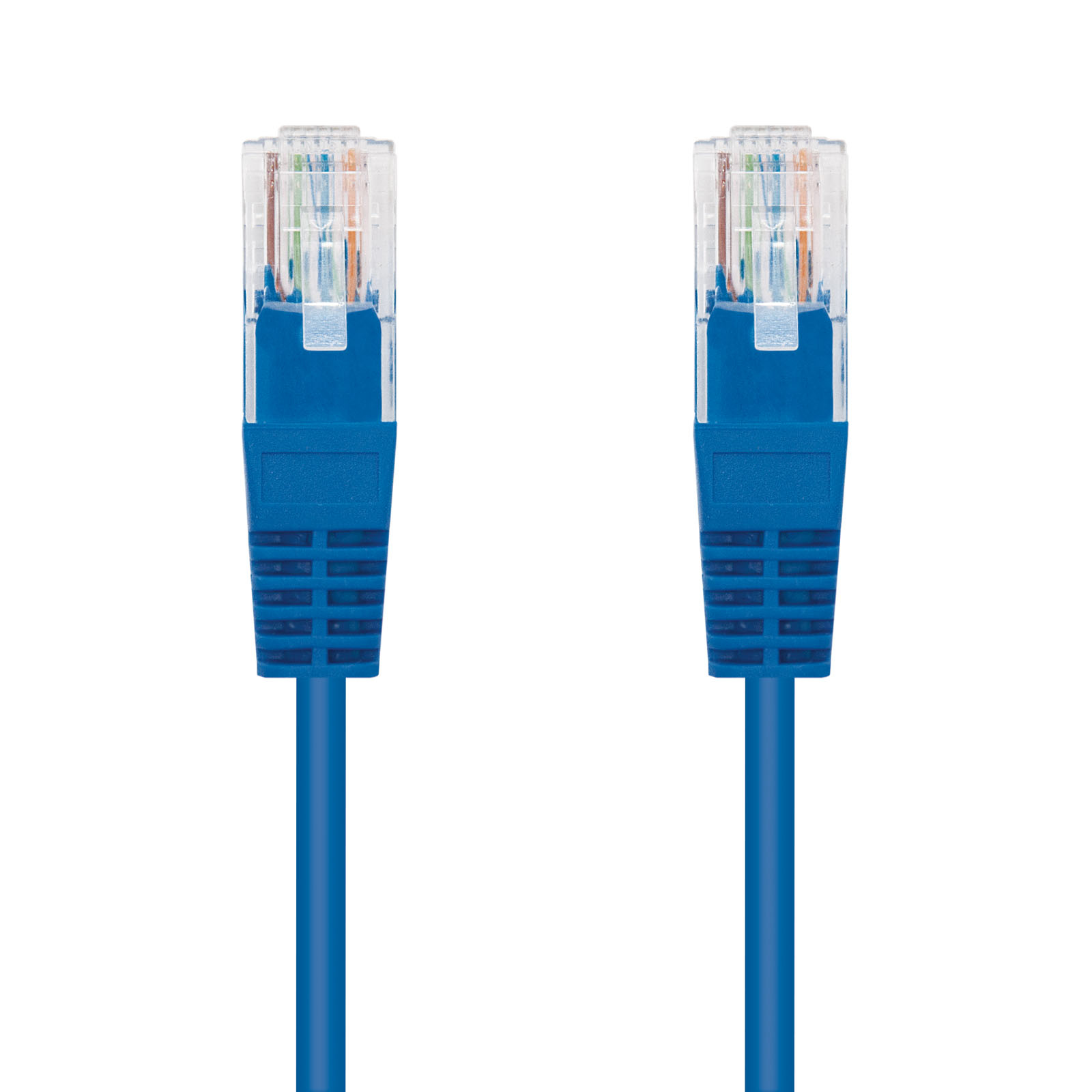 LATIGUILLO CABLE RED UTP CAT.6 RJ45 NANOCABLE 0.30M AZUL