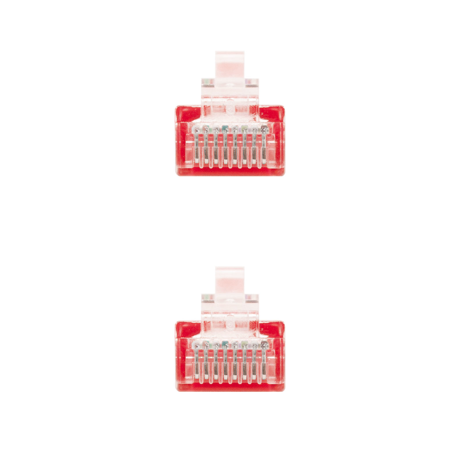 LATIGUILLO CABLE RED UTP CAT.6 RJ45 NANOCABLE 1M ROJO