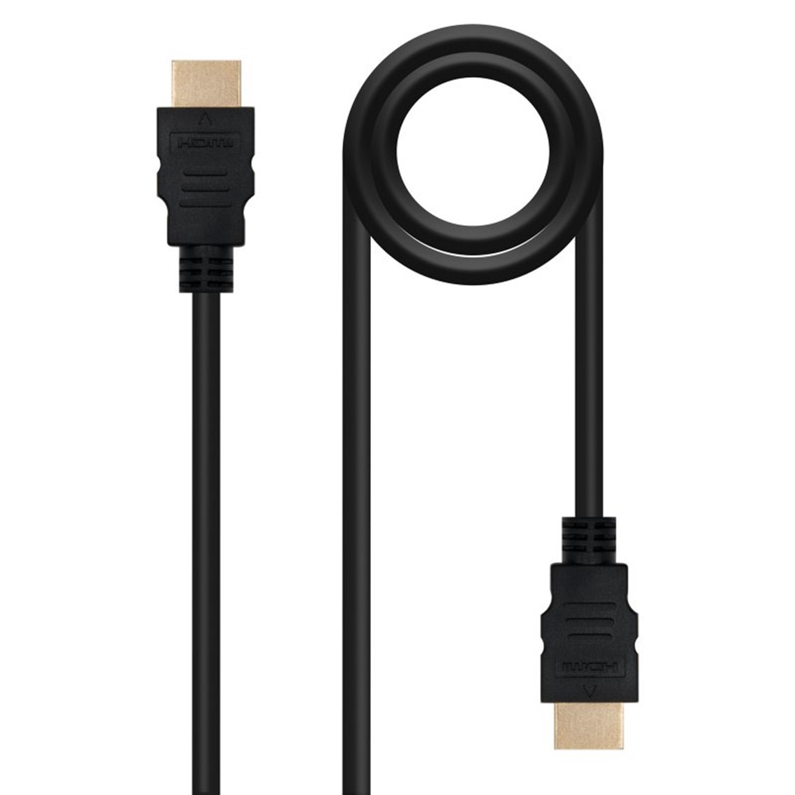 CABLE NANOCABLE HDMI MACHO-MACHO NEGRO 1M