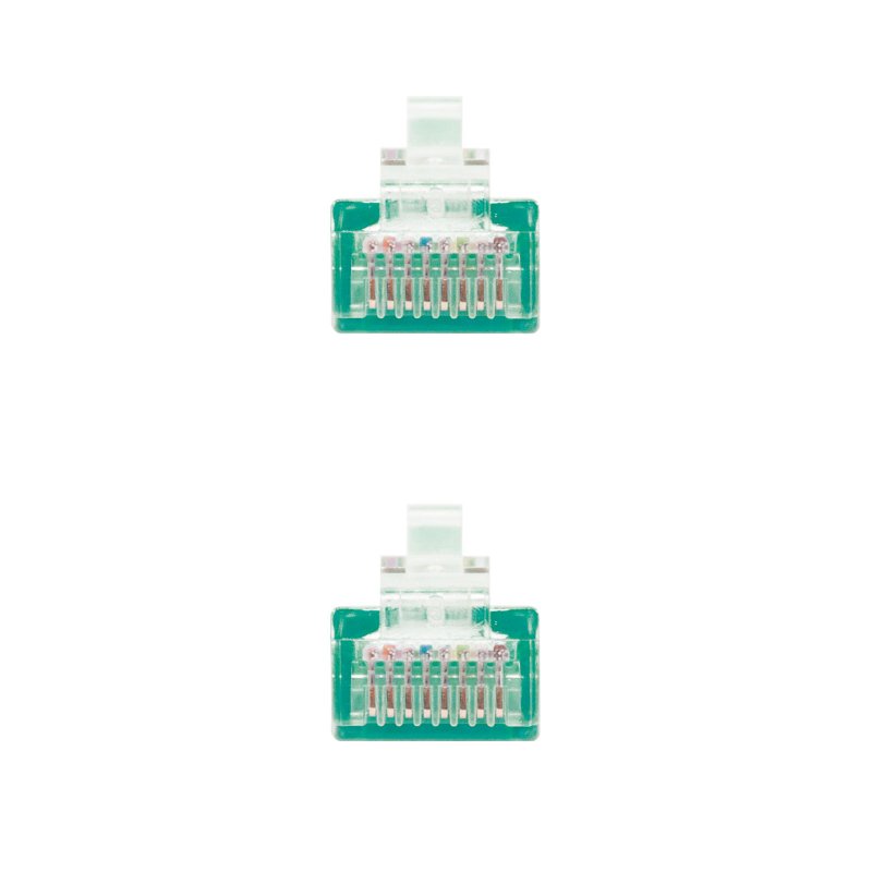 LATIGUILLO CABLE RED UTP CAT.6 RJ45 NANOCABLE 1M VERDE
