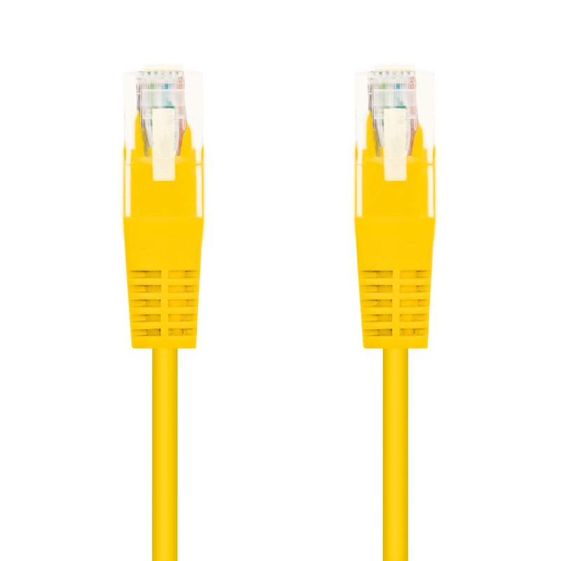 LATIGUILLO CABLE RED UTP CAT.6 RJ45 NANOCABLE 0.30M AMARILLO