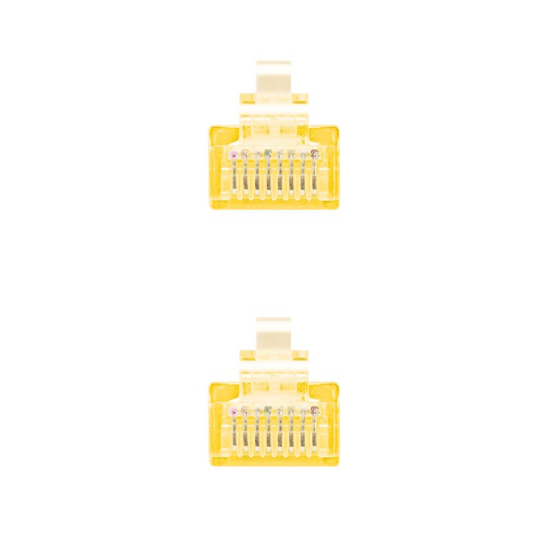 LATIGUILLO CABLE RED UTP CAT.6 RJ45 NANOCABLE 0.30M AMARILLO