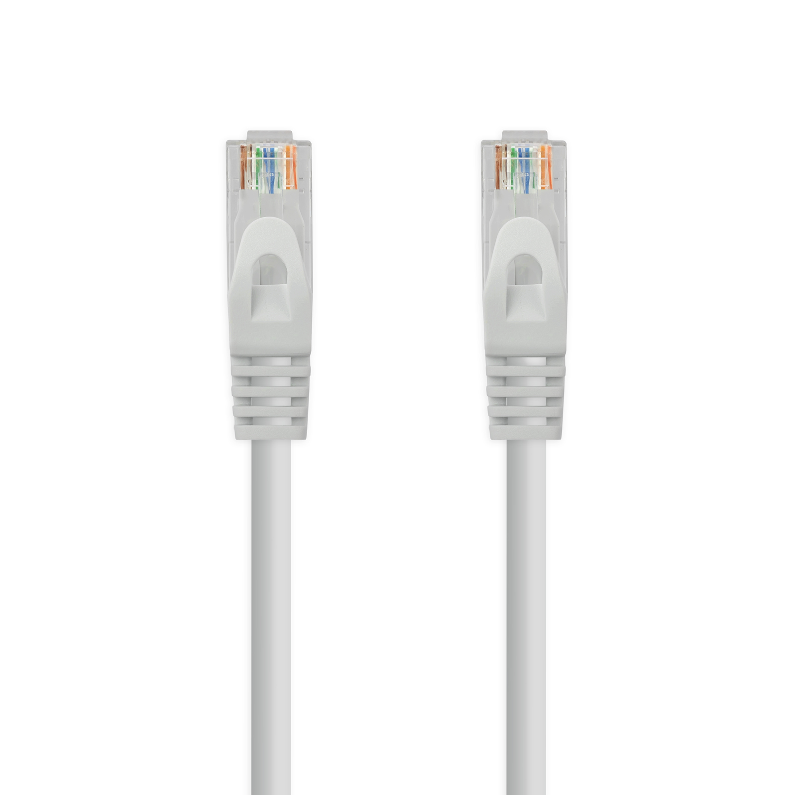 CABLE RED NANOCABLE LATIGUILLO RJ45 LSZH UTP AWG24 CAT.6A 1M GRIS