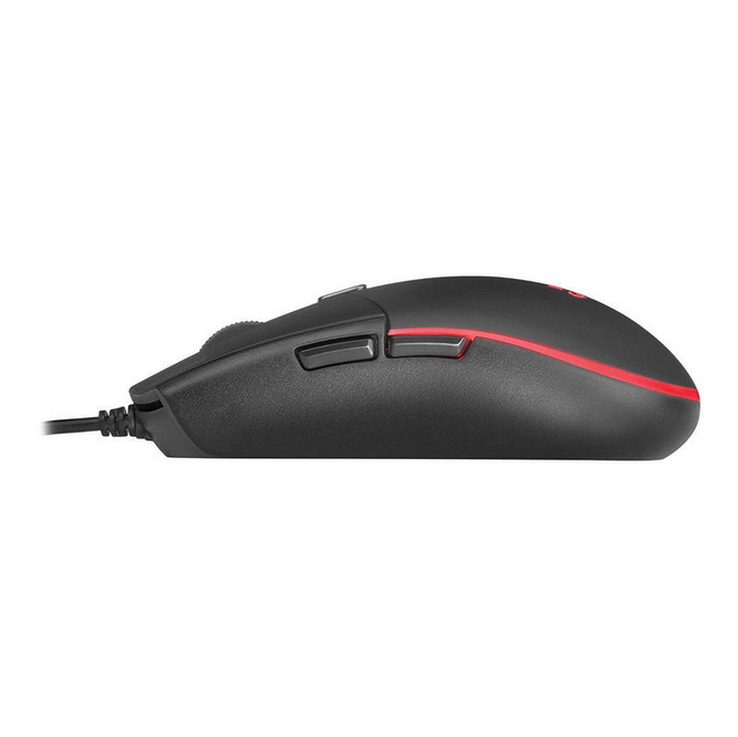 MOUSE RATON MARS GAMING MMG OPTICO USB 6 BOTONES 3200PPP RGB NEGRO