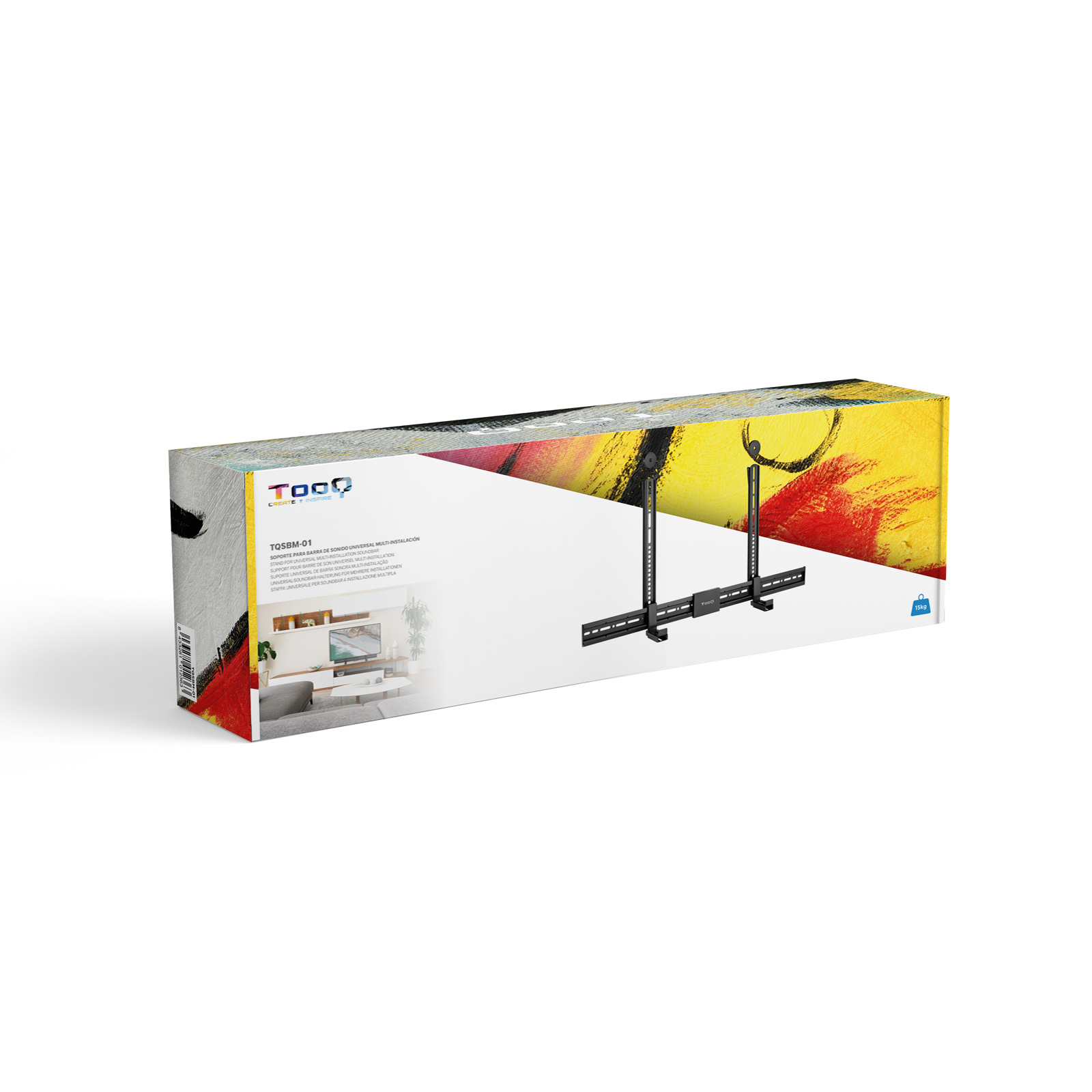 SOPORTE BARRA SONIDO TOOQ PARA TV MULTINSTALACION